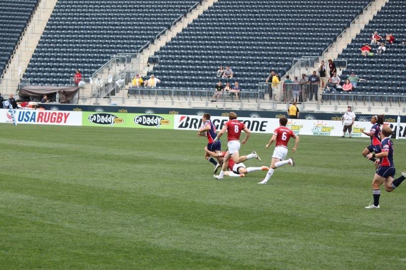 FrontRowDad's tweet image. Still my favorite photo with @PeteTibsTiberio #NoTriesAllowed