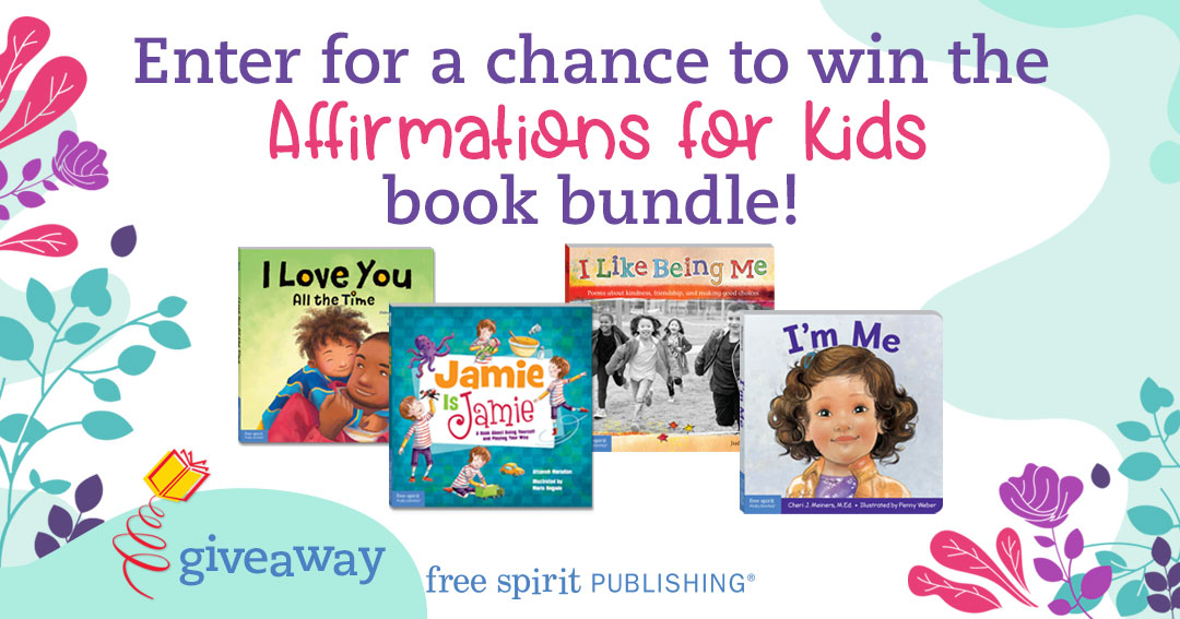 📢Giveaway thru 6/24! 📢

You could win the affirmations for kids book bundle!
📚I Love You All the Time
📚Jamie Is Jamie
📚I Like Being Me
📚 I'm Me

Enter here: go.freespirit.com/june-giveaway