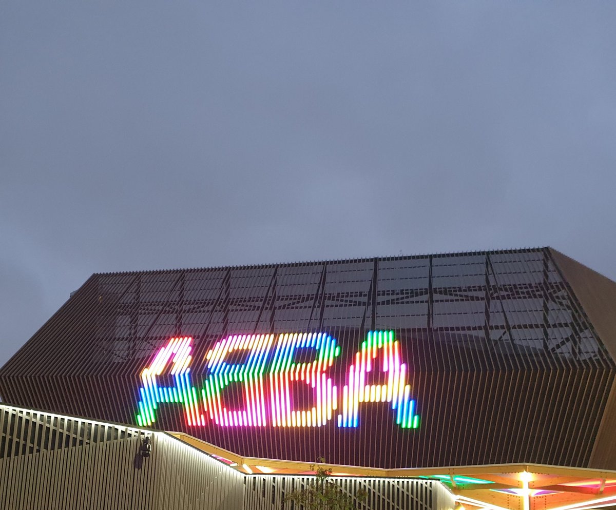 ymor78's tweet photo. A Must when in London. A dream came true. @ABBA @ABBAVoyage I will see this amazing, wonderful, joyful show again, for sure. 💃🏻 https://t.co/h6fPVNyj2t