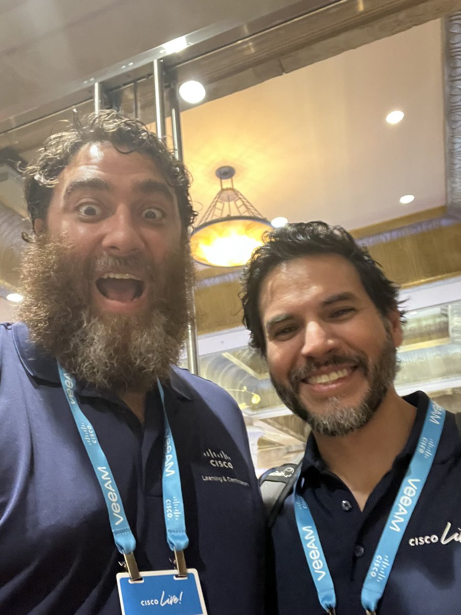 John_Capobianco's tweet photo. @rgarzari connected #ciscolive https://t.co/anECX8aMOB