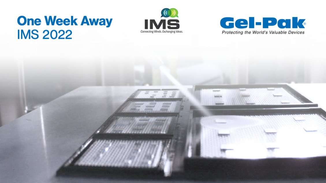 gelpak's tweet photo. #IMS2022 is one week away! Visit us in booth 10070 to learn more about our innovative solutions for the safe handling and shipping of your leading-edge microwave and #RF devices. https://t.co/WM3vQj113Y https://t.co/fYAEk8fMQJ