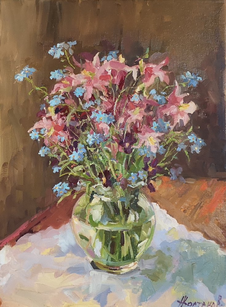 artfinderlatest's tweet photo. Spring flowers, ori… by @AKoltakovCilart #oil #painting #art https://t.co/XFcKaYXf8Q @artfinder https://t.co/IMaAeDAgrE
