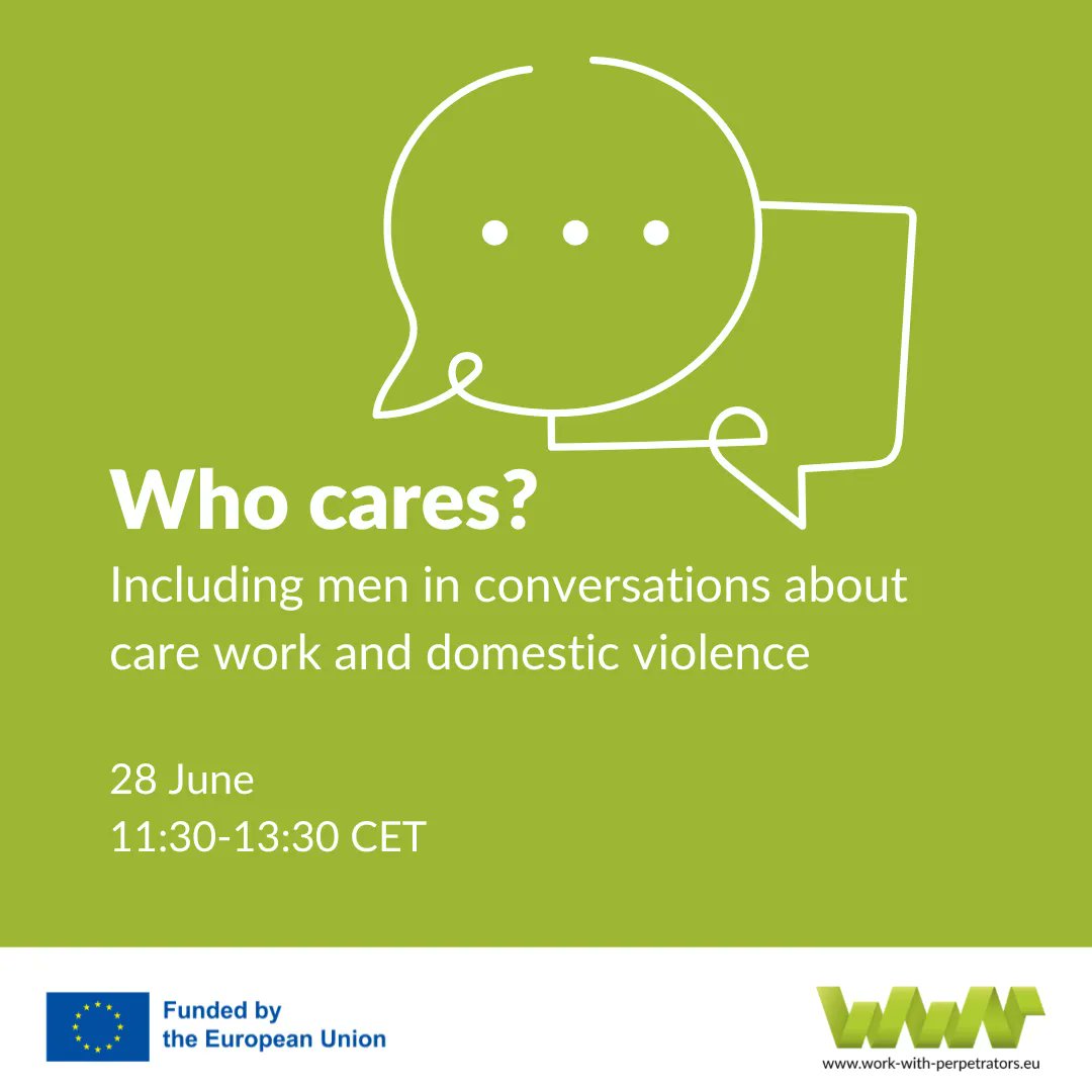 wwp_en's tweet photo. When we talk about #CareWork &amp; #DomesticViolence men become invisible. How can professionals who work with men every day promote men’s involvement in care work or stop domestic violence? Find out more: https://t.co/xGoKCuQFZA #wwpen #ENGAGE #MenInCare #FathersRock https://t.co/UubX7QsayY