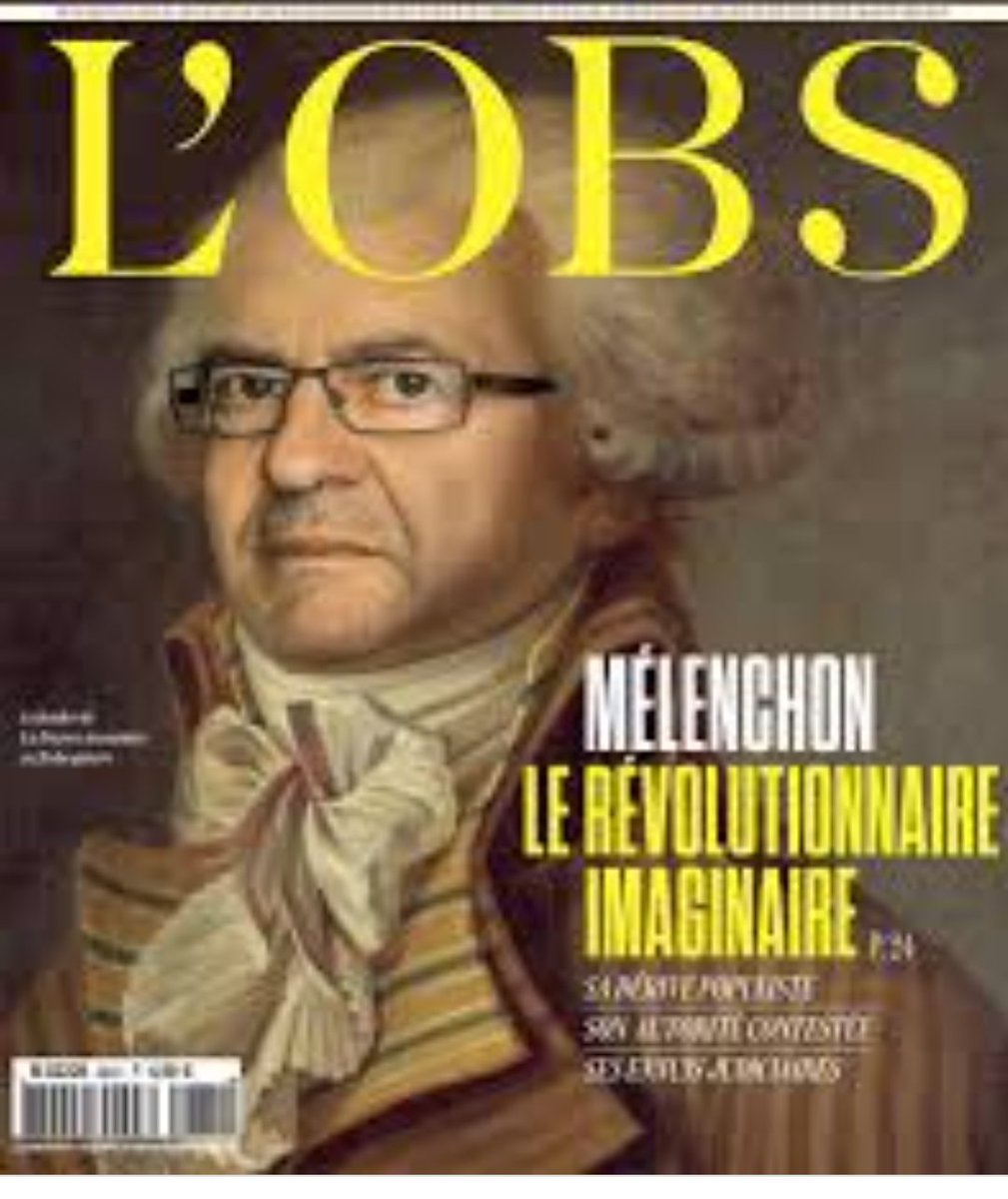 fanfi64_secour2's tweet photo. @JLMelenchon Le Robespierre de la moskova, le Che des Calanque, celui que #mitterant a acheté avec un mandat de sénateur en flattant sa vanité m'aime pas cette une. Surtout ne pas la RT les amis. Ça fait du mal aux PNEUS! Et à l'ex futur PM #JLMelenchon @JLMelenchon https://t.co/CKldSVfhEd