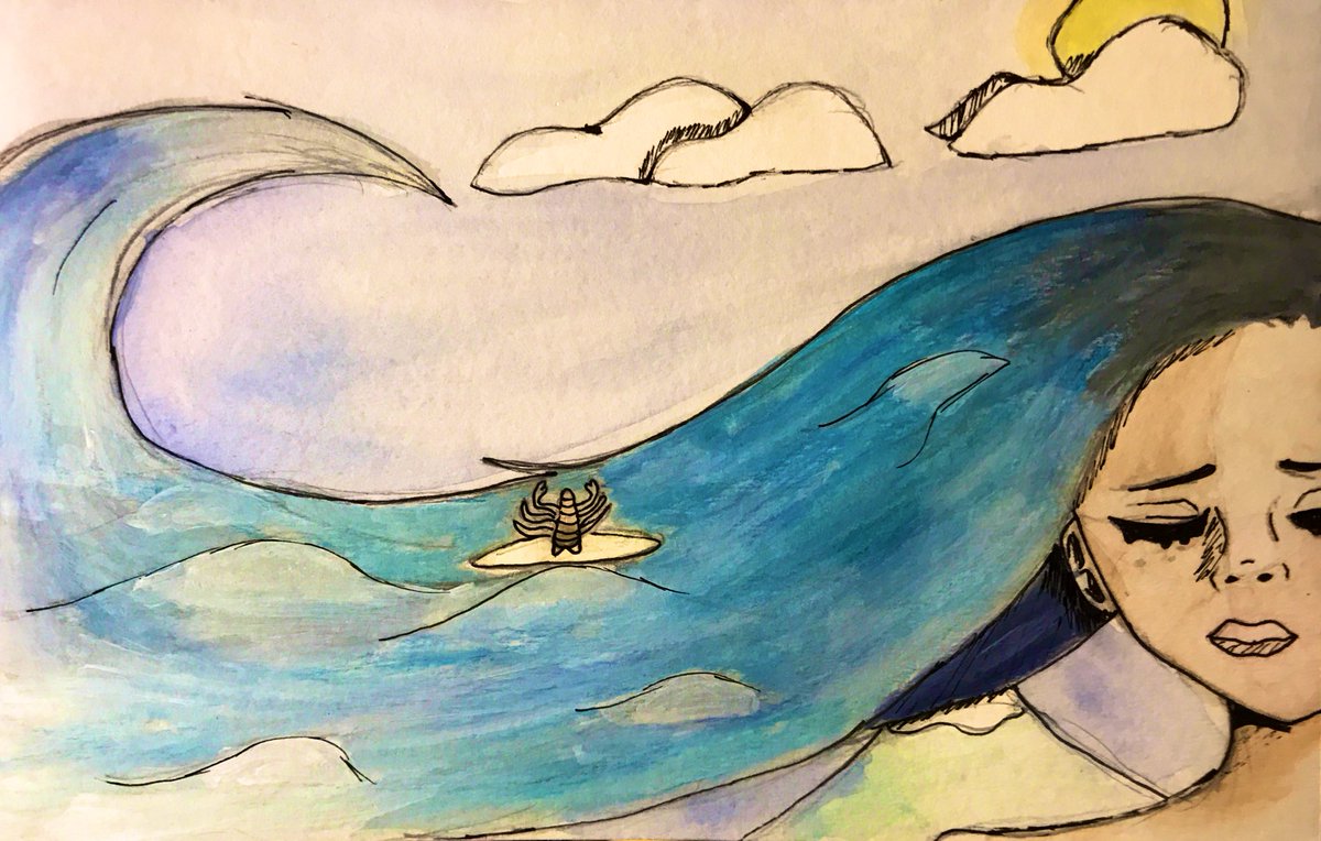 castiglioni_art's tweet photo. More 6th and 7th Grade Parodies of Famous #FineArt #Magritte #Warhol #Hokusai #Magritte the work They’re parodying is in the comments! #VBMS #GVAP https://t.co/m3RPbdPL7I