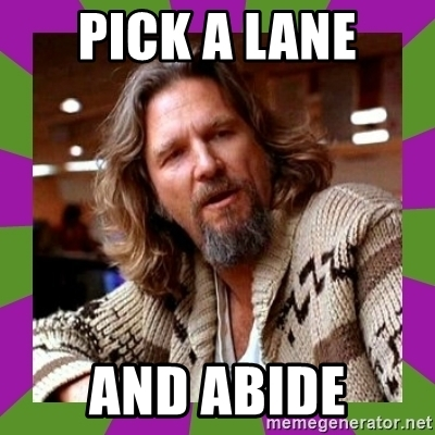 Dear university administrators everywhere. Please pick a lane and stay in it with #LearningManagementSystems. My career journey, spanning 3 institutions: Moodle-Blackboard-Canvas-Moodle-Blackboard... now Canvas. I think I see a pattern here.