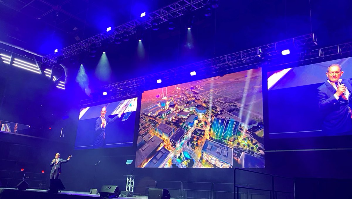 It’s a BIG, BOLD future! Today we unveiled 3 major projects sharpening SA's edge as a world #innovation capital. We look forward to our partnership w/the <a href="/SAHispanicCC/">SA Hispanic Chamber</a> to ensure local businesses play an essential role in designing and building the future. tinyurl.com/3xpkm4wn