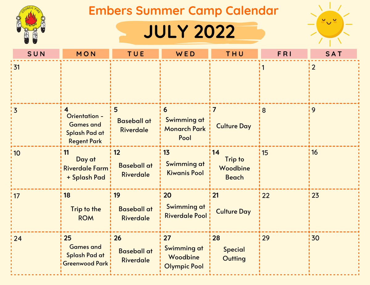 TOCouncilFire's tweet photo. ❗Summer Programming❗
We're back to IN PERSON programming!
Your young ones will experience the ARTS, CULTURE, and ATHLETICS with field trips all over the city!
To register please email:
embers-cdyc@councilfire.ca
embers-clc@councilfire.ca
#revillagize #TCFNCC #summer #2022 https://t.co/BRyMq9o7H3