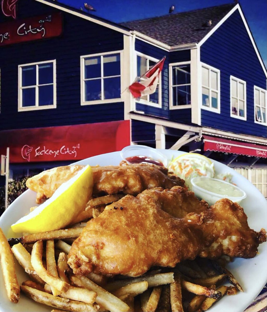 SockeyeCity's tweet photo. Summer in Steveston #fishandchips https://t.co/MQ5WeaNiER