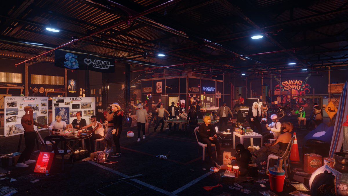 SimplyJulian_'s tweet photo. The talented @SOCKS_BTW has just dropped the updated Gulag Gang Basement Wallpaper!

@123omie @MrMing011 @gravitaay @TurkAppie @xQc @ripoozi  &amp; many more amazing characters! https://t.co/txlIIc1kle