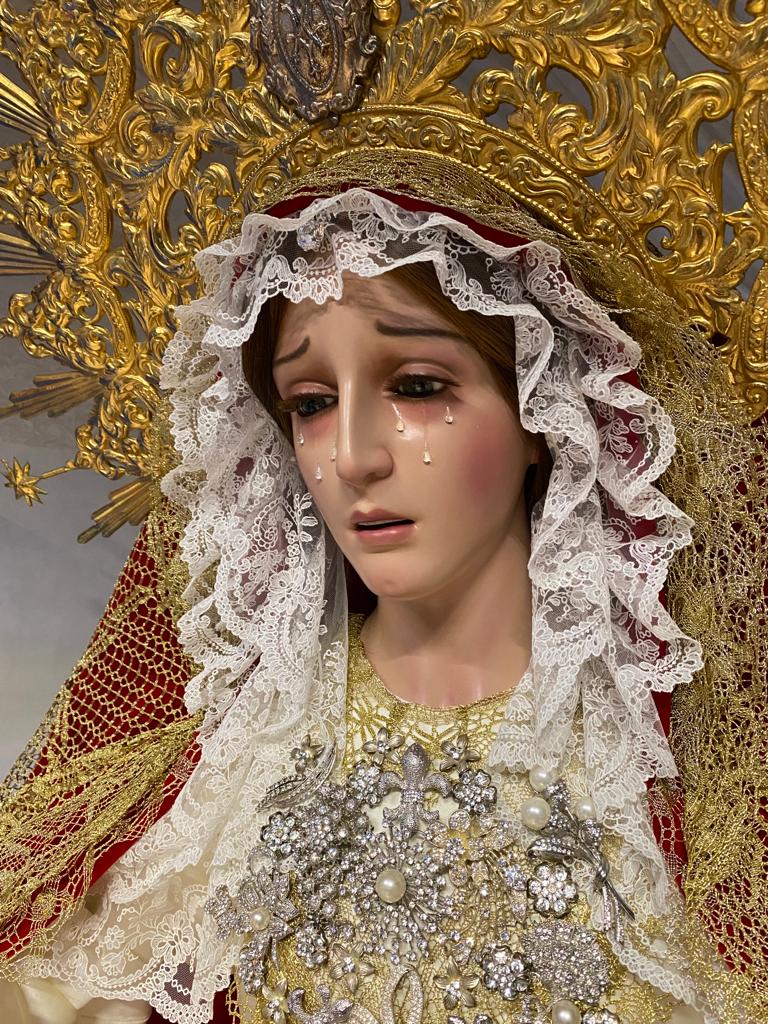 hdaddesanandres's tweet photo. 📸[OFICIAL] María Santísima del Mar ya se encuentra ataviada para la festividad del Corpus Christi. #cofradiasMLG https://t.co/GhtO9LYQyM