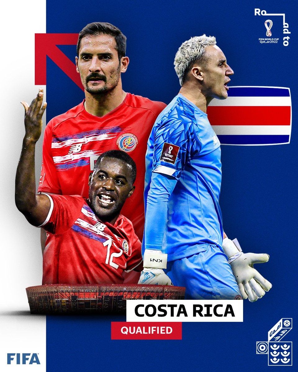 Costa Rica 🇨🇷 ¡adentro!
Los ticos vencieron 1-0 a Nueva Zelanda 🇳🇿 y son los últimos clasificados al Mundial de #Qatar2022.
.
.
.
#CostaRica #NuevaZelanda #VamosTicos #FIFAWorldCup #EliminatoriasQatar2022