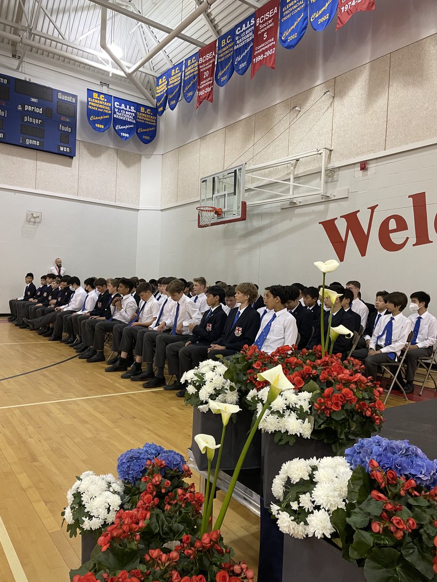 Rehearsal time #almostleavingceremonytime practice makes perfect 👍🏻 ⁦<a href="/SaintsBC/">St. George's School</a>⁩