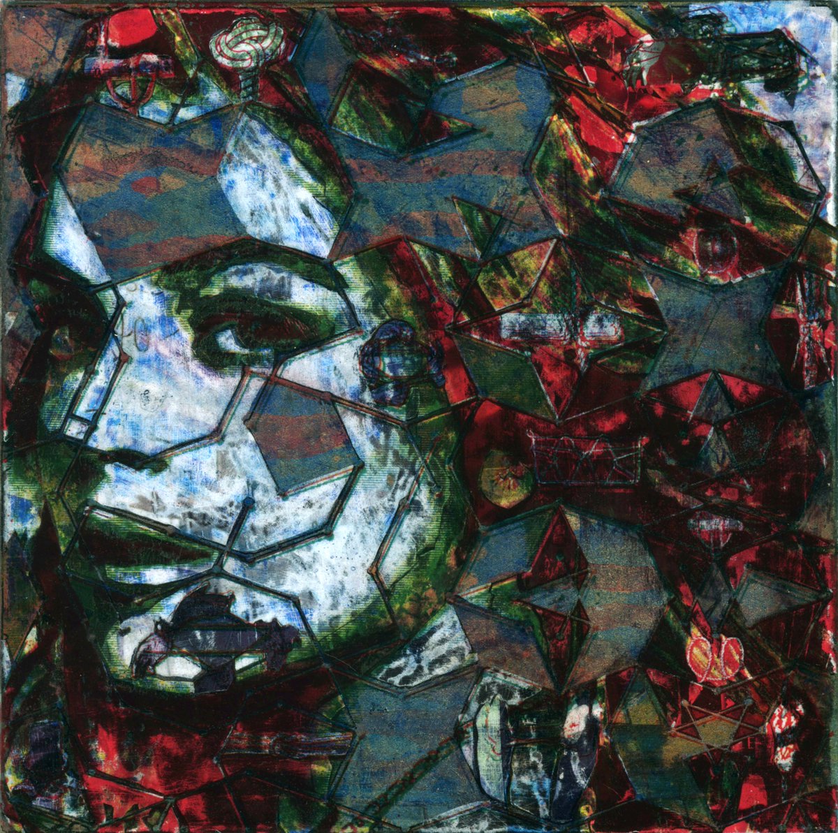 urskek's tweet photo. Another Lindsay up on @opensea today. #art #nft #opensea #mixedmedia #collage #masonite #analog #acrylic #prometheusrising #robertantonwilson #lindsaylohan https://t.co/6bNlcFcEiV