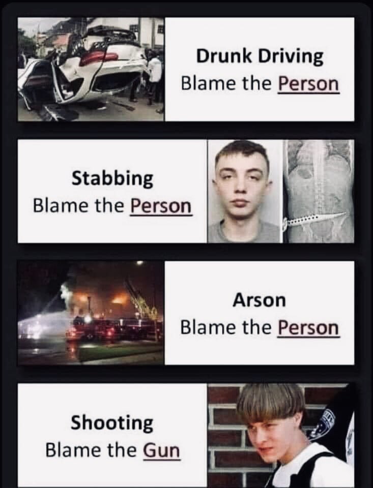 Realist__ZA's tweet image. If we all lived according to #guncontrol “logic” we wouldn’t have cars to buy groceries with or kitchen knives and white wine to cook &amp;amp; prepare our food with.

#guncontroldoesntwork #liberallogic