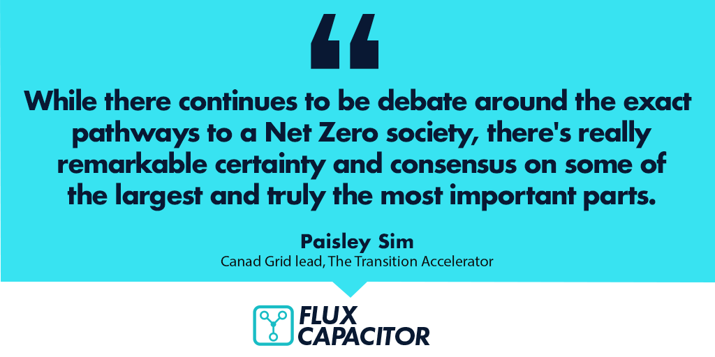 Electricity_CA's tweet photo. #ICYMI Episode 063 of the Flux Capacitor podcast features a conversation with @CanAccelerator President and CEO @wicklum_dan and Canada Grid Lead @paisleyvsim. 

Listen now: https://t.co/RETJvIhIj0 https://t.co/GG0n1wgRaq
