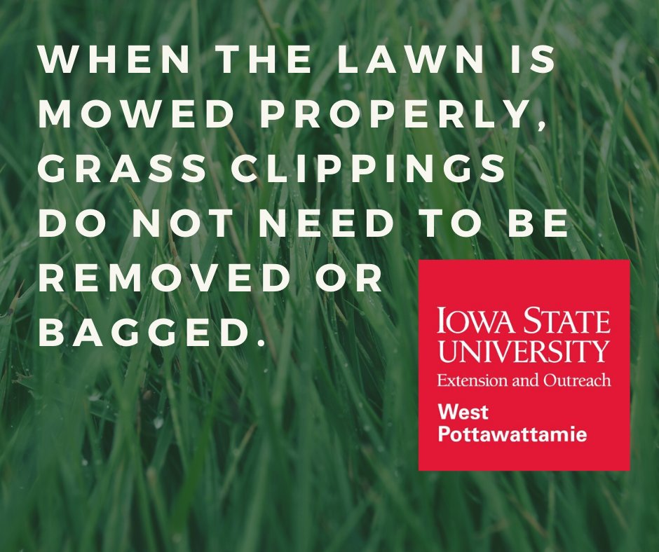 ISUEXTWestPott's tweet photo. See our Proper Lawn Mowing Tips at https://t.co/UnwjbA5kcN https://t.co/87HWNoFJ5g