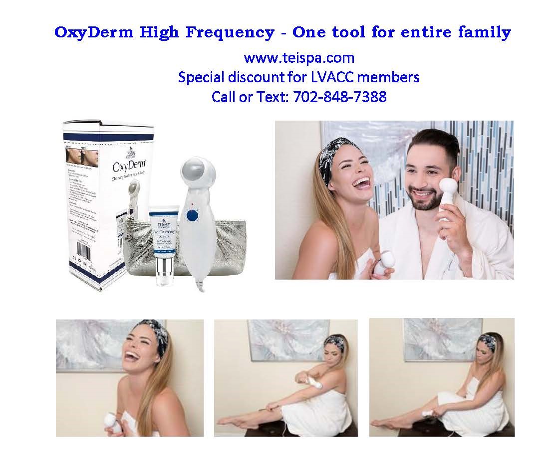 TEI_spa's tweet photo. June 23, 2022 @LVACC showcase #OxyDerm high Frequency tool https://t.co/l5khf4IzIr