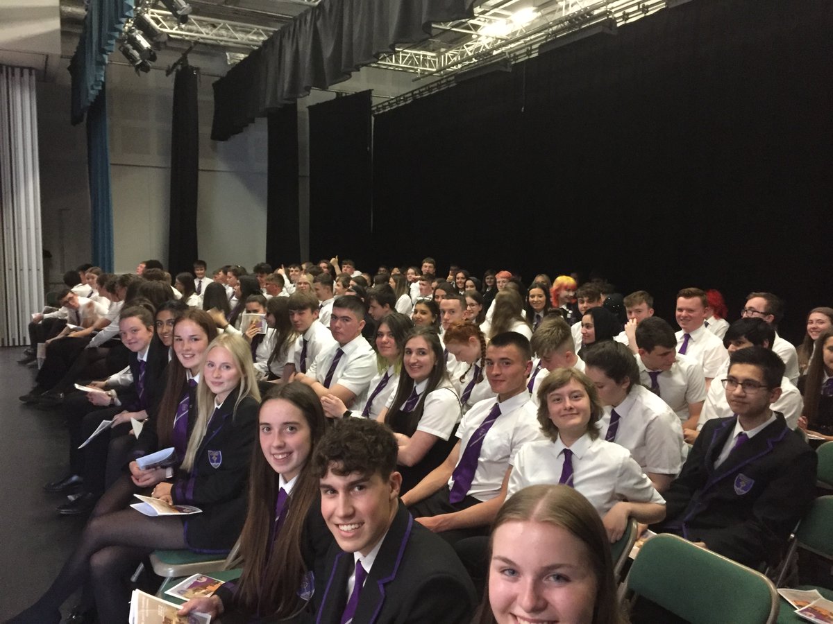 st_johnsacademy's tweet photo. Our S3 to S6 award winners waiting patiently for the ceremony to begin. https://t.co/cioty4zpuI