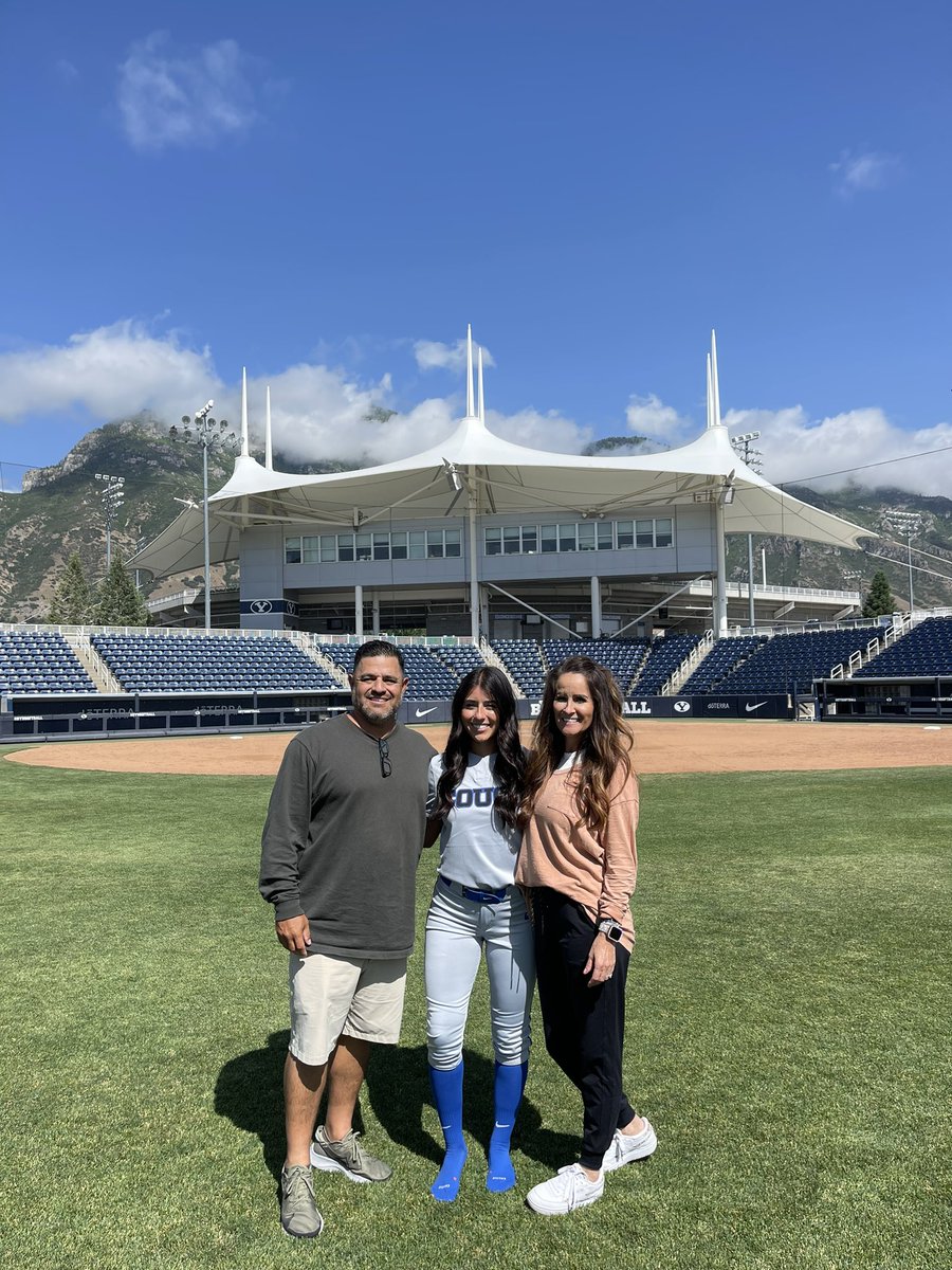 Very excited to announce that I’ll be continuing my softball and academic career at BYU! So thankful and excited for this opportunity! Go cougs!! 💙