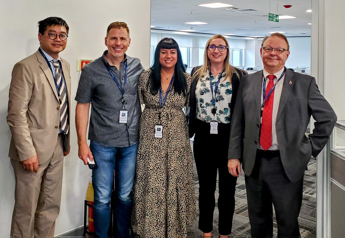 KennethHKWong1's tweet photo. Congratulations to #iQmetrix on establishing a footprint in #Bangalore! CG Benoit Prefontaine and I were pleased to have had the opportunity to meet Natasha D'Cruze, Joanne Helm and Ryan Volberg during their visit to their new office in our territory. @TradeTeamIndia @TCS_SDC https://t.co/3k4U45AWer