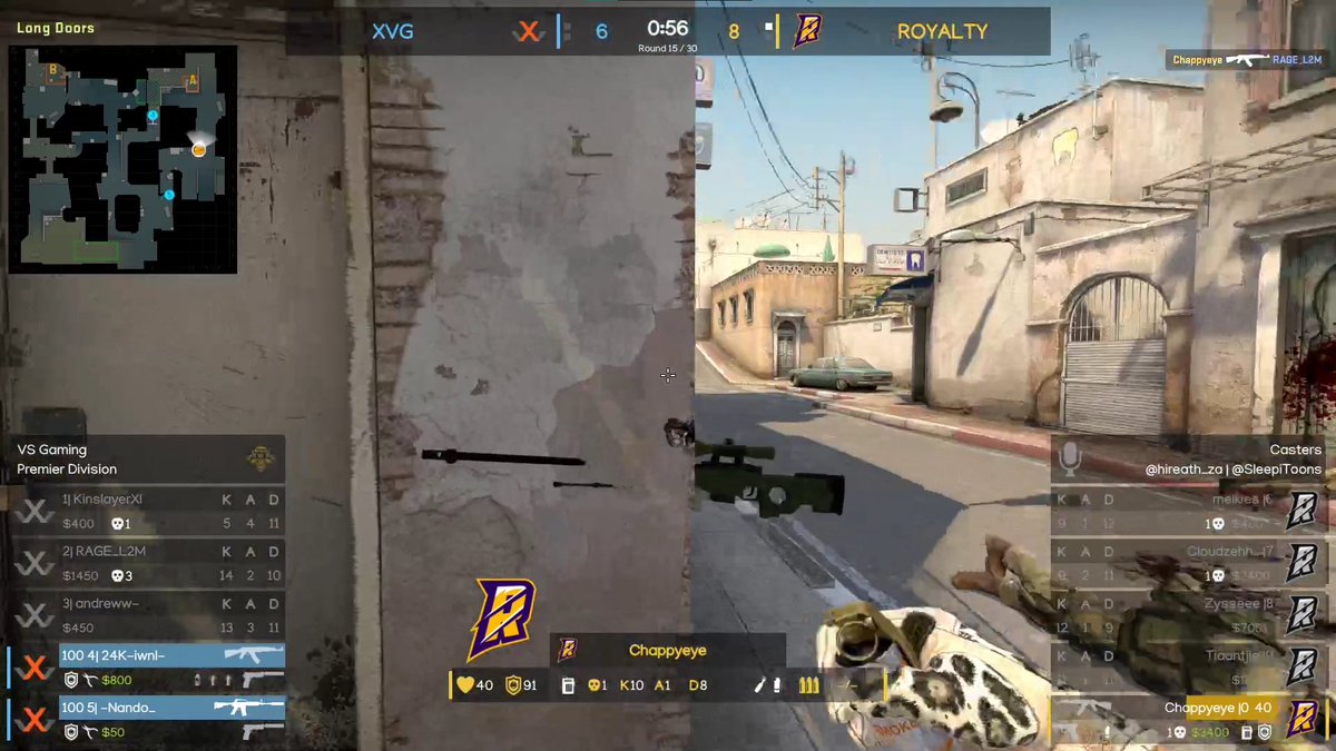 pinmistro's tweet photo. Just saw @XvGSA mounting AWPs against @ZA_Royalty in the @VSGamingWorld Premier Division matchup. #NewCODupdate https://t.co/mNBsAsGC7u
