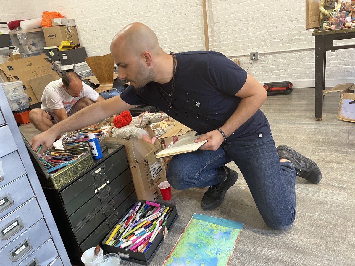 PowerDada's tweet photo. @jerre_art making art #dadakin https://t.co/n6FvMUpIs0