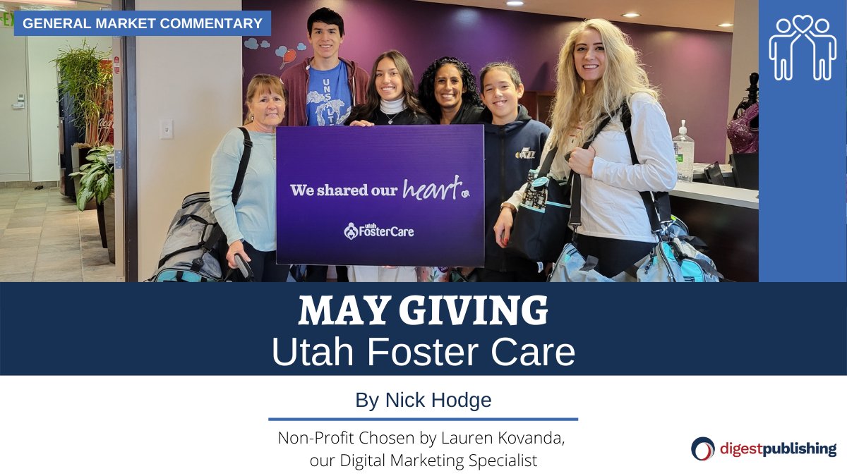 digestpubs's tweet photo. At Digest Publishing, every month an employee selects a charity/non-profit to receive 1% of our net revenue.

May 2022, we gave to Utah Foster Care, a nationally recognized nonprofit that educates, and supports UT families.

#charitablegiving #fostercare

https://t.co/4Lz4pFsFK3 https://t.co/1vknux8qtb