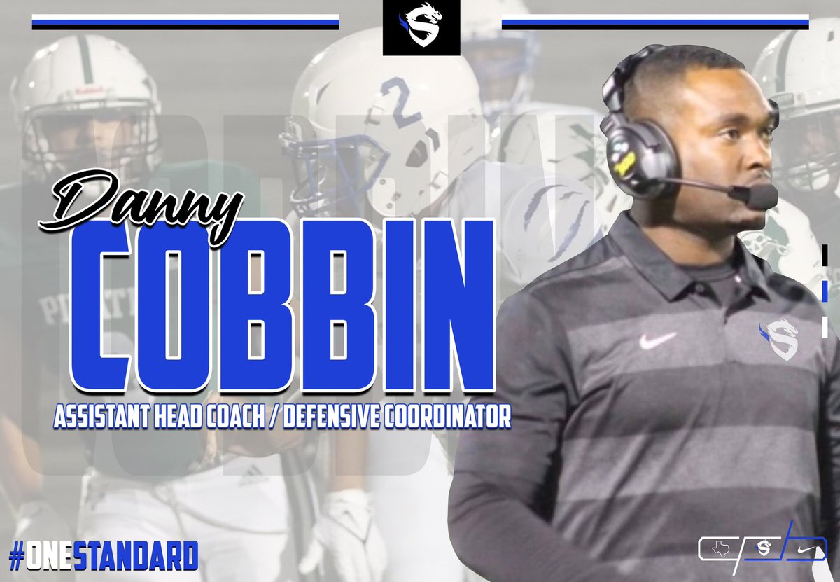 Seagoville Dragon Football (@shsdragons) on Twitter photo Welcome to Seagoville our new Assistant Head Coach and Defensive Coordinator, <a href="/CoachCobbin/">#CoachCobbin</a>! He brings a wealth of knowledge and a passion for coaching kids. We are ready to build!
#OneStandard #DragonDNA🧬 Welcome to Seagoville our new Assistant Head Coach and Defensive Coordinator, <a href="/CoachCobbin/">#CoachCobbin</a>! He brings a wealth of knowledge and a passion for coaching kids. We are ready to build!
#OneStandard #DragonDNA🧬