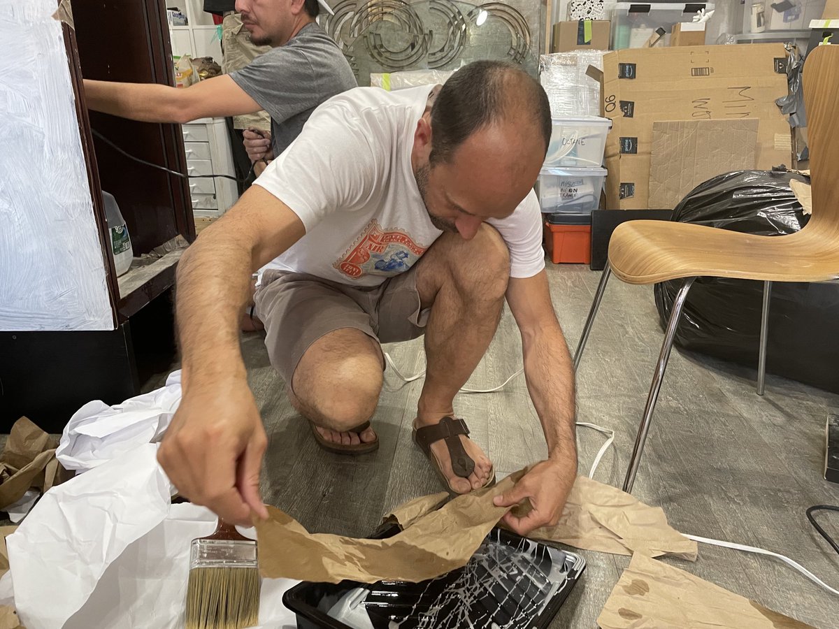 PowerDada's tweet photo. @mlibty making art #dadakin https://t.co/4flEQ4okfI