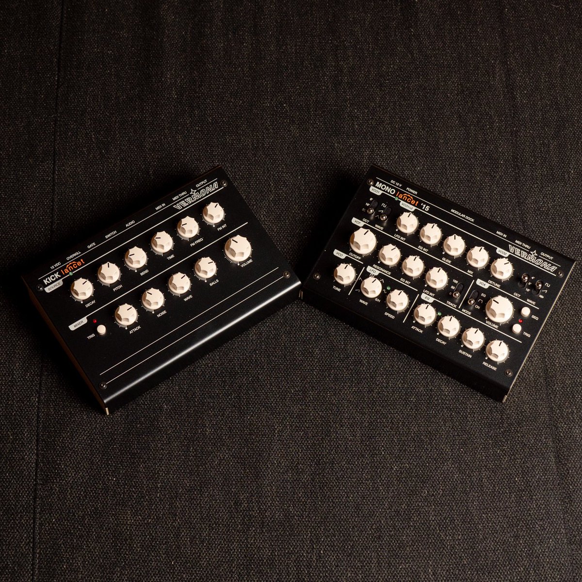 ChicagoMusicEx's tweet photo. Vermona Synthesizer gear is now available at the Synth Exchange! Click, call, chat, or visit today to get your hands on one of the latest brands to arrive at CME! https://t.co/tGoAKaynpT #chicagomusicexchange #Vermona #gearwire #gearybusey #CMElovestrades #tonemob #knowyourtone https://t.co/jYQNv7qmpM