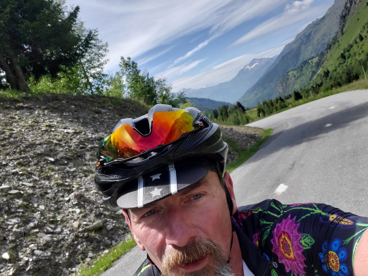 Today’s #30DaysWild (Day 14) image is from a week or so ago during half term. Mr Romaine spent a week cycling in the Alps. This is Col du Glandon. 
#Alps #cycling