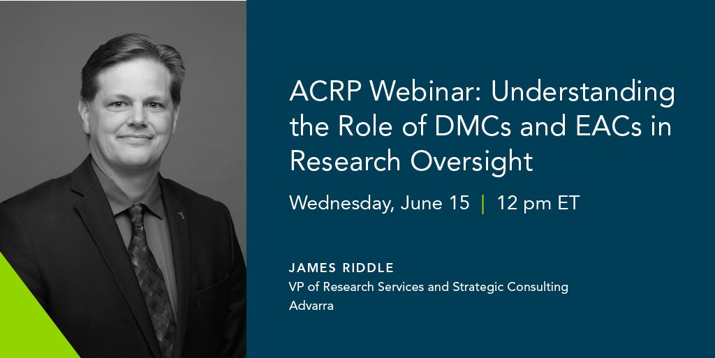 #Clinicalresearch professionals routinely interact with IRB and IBC, but what other committees are reviewing research? @JR_KinetiqIdeas will delve into the role and function of DMCs and EACs in @ACRPDC's upcoming #webinar! Register now: bit.ly/3MWjxwB