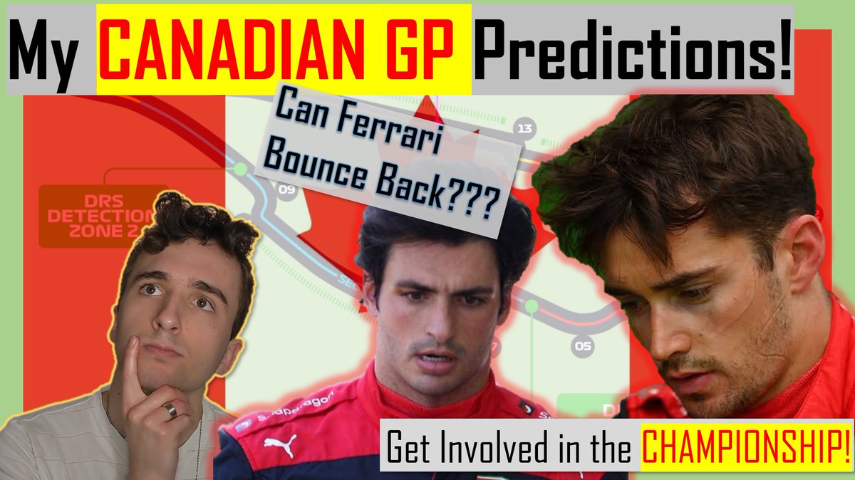 AlexDoesF1Stuff's tweet photo. https://t.co/rSSoBaviEn

It's that time of the week once again to get predicting for the #CanadianGP 

Expecting anything better than what we saw at Baku with our return to Canada

#F1 #Formula1 https://t.co/S80Dgpo1eo
