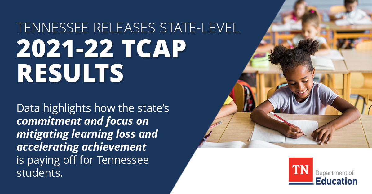 TN Dept of Education on Twitter "TDOE released the 202122 statewide