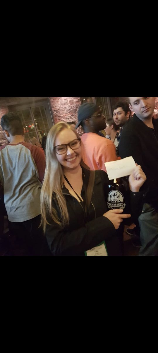 DickieTara's tweet photo. For a fun throwback, here's me winning the top prize at the Proto mixer in Quebec City in 2019. https://t.co/rqOWTPov0l