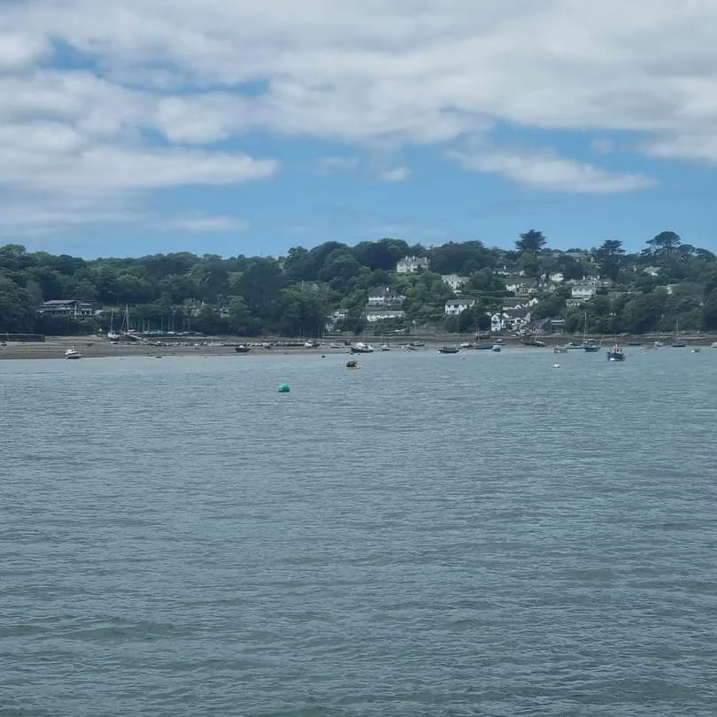 CruisesKernow's tweet photo. A lovely trip this morning down the Helford River #helfordriver #lovefalmouth #cornwall #medinamist #lovewhereyoulive #princeofwalespier https://t.co/a3jR81xXTb