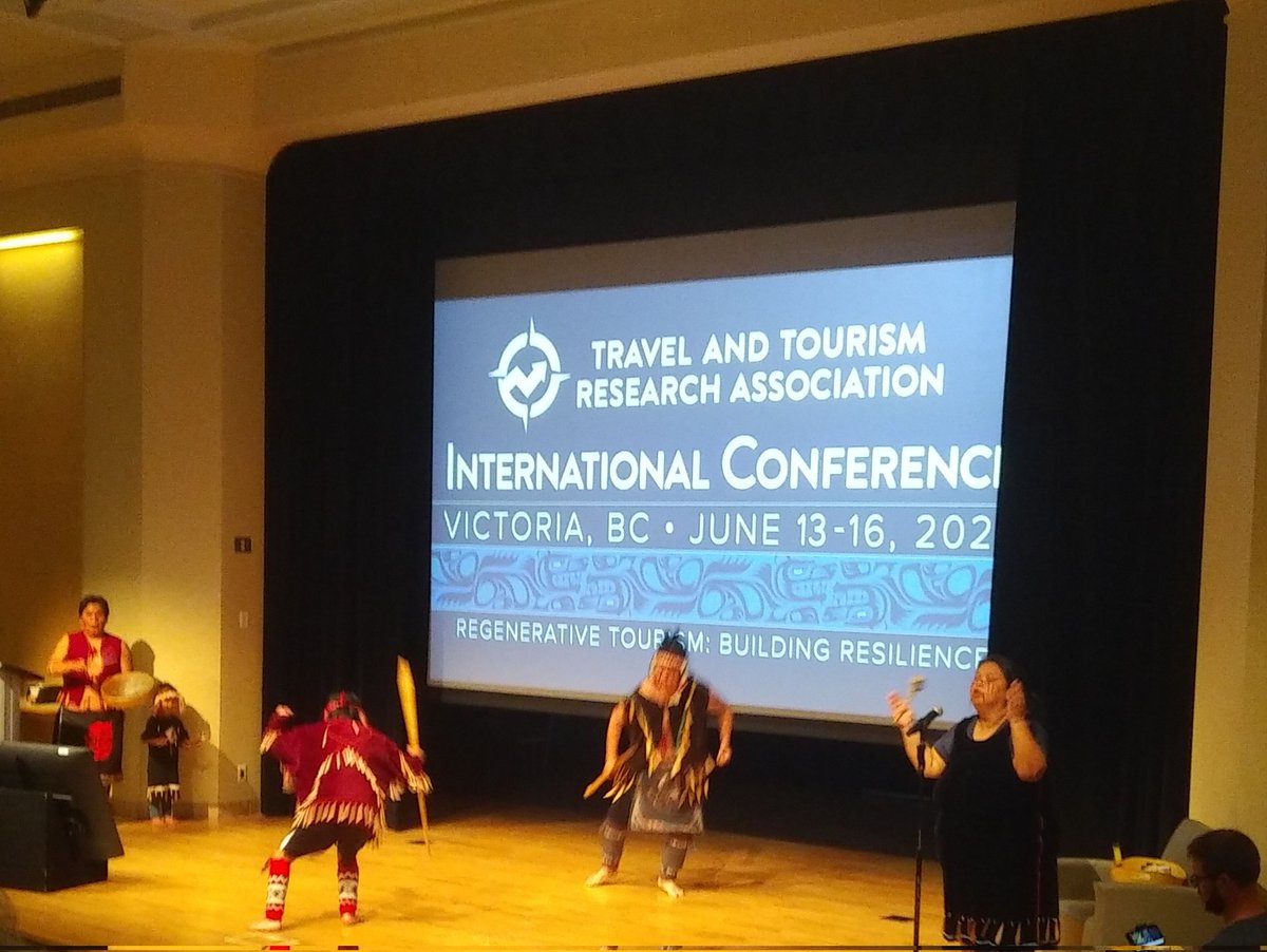 Official welcome to the <a href="/TTRATweets/">TTRA</a> #conference in #victoriabc from <a href="/PaulNursey/">Paul Nursey</a> and the <a href="/SongheesNation/">Songhees Nation</a>. Thank-you for the warm welcome! <a href="/TTRACanada/">TTRA Canada</a> #tourism #travel #events