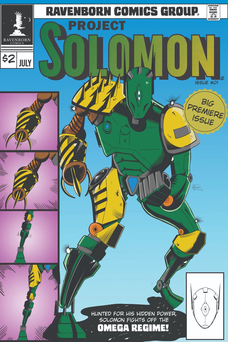 eli_mcgirr's tweet photo. UPDATE: Here is the finished Cover B for Project Solomon! Inspired by Romita Jr. cover of Iron Man #126!

I'm really happy with how this cover came out!! One step closer to finishing Issue #1! More updates soon!

#IndieComics #comicart #ProjectSolomon #marvelcomics https://t.co/djs7UahmCW