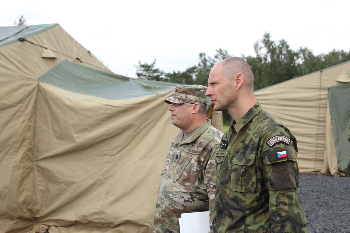 The exercise Control and national teams arrive to MTA Tisa(🇨🇿) to take part in a unique cross-disciplinary CBRN and Medical exercise CLEAN CARE 2022. The units build Command post and prepare for action under attentive gaze of exercise leadership.