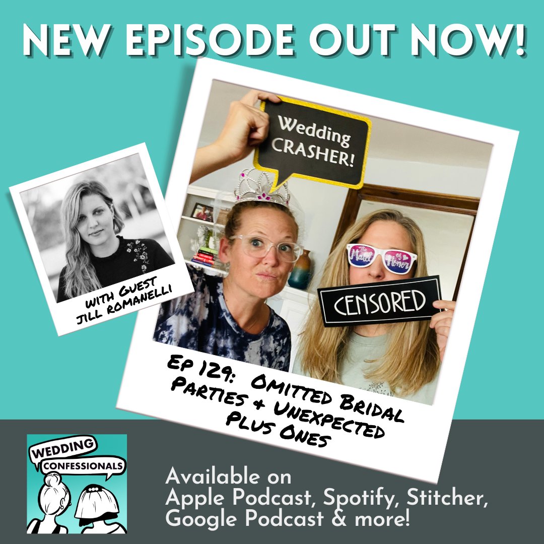 Available on Apple Podcast, Spotify &amp; more! 

weddingconfessionals.com/2022/06/14/epi…