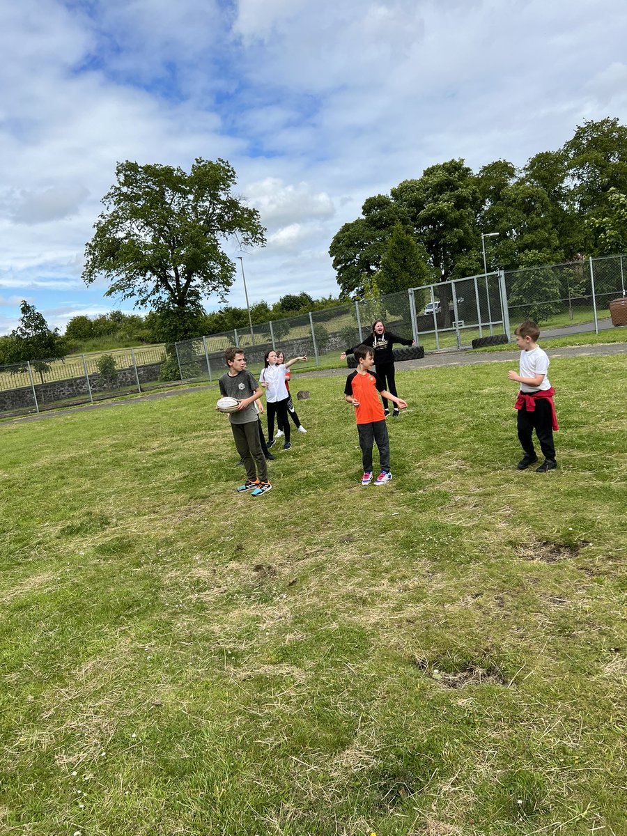 MissCMcPhee's tweet photo. Today was the final session of Bankier PS Rugby Club! What an amazing set of rugby players who have made the club what it is! We can’t wait to get started again next year and get involved with competitions! @_MissMCrooks @MissFranceBPS @BpsPrimary6 https://t.co/RUw7fM9Dfa