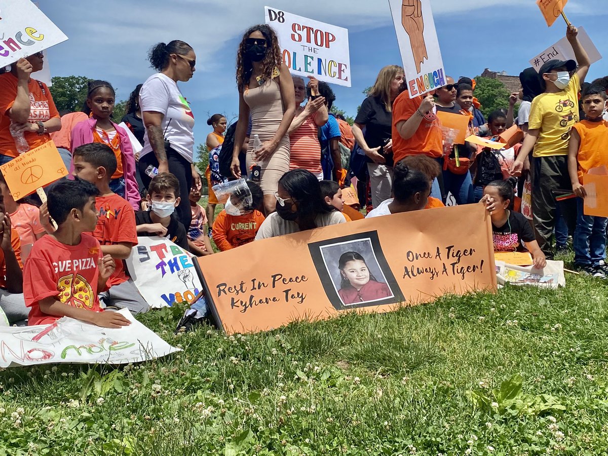 I was so proud to stand with <a href="/CECD8Bronx/">Community Education Council District 8</a>, students, parents, and community stakeholders in Hunts Point for a Peace March against Gun Violence. 

Our students are standing up and speaking out — Enough is enough!