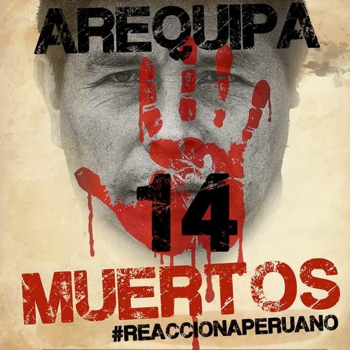 peruvianbrave's tweet photo. Que carajos tiene esta tipa en la cabeza? USA la Defensa de la muerte de dos individuos para sus fines políticos y DISTRACCIÓN.
✔️Sra. @sigridbazan la muerte de 9 ciudadanos en las marchas no importan? Y las 14 muertes en el ataque a los mineros tampoco?
#VendepatriaSinvergüenza https://t.co/Mw2M9HD2Mj