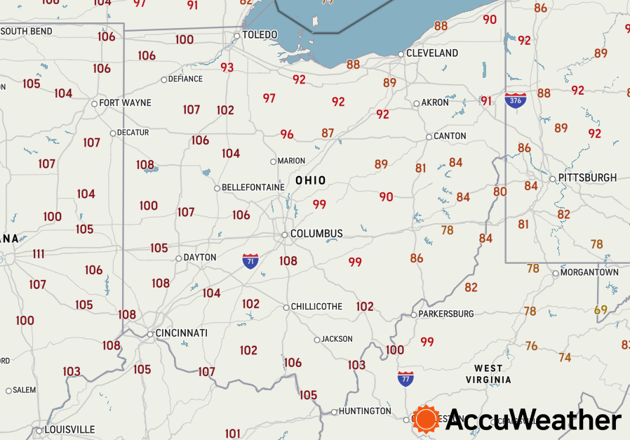 Breaking Weather by AccuWeather on Twitter "Near 4 p.m. EDT, the AccuWeather RealFeel