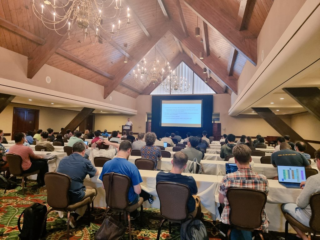 NeringaYoung's tweet photo. @johnregehr starts the second part of #plmw @PLDI https://t.co/Ln70raL13k