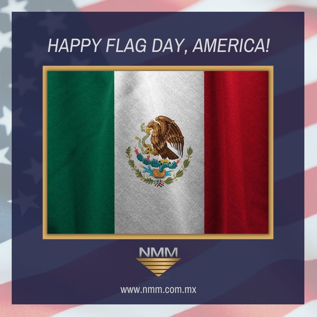 KloecknerMX's tweet photo. While our sister companies in the US are celebrating Flag Day, let’s learn about Mexico’s flag history. https://t.co/sapcM9OJeX #FlagDay #MexicanFlagHistory #NMM #MetalsProcessing #MexicanSteelProcessor https://t.co/BXGqQalmHm