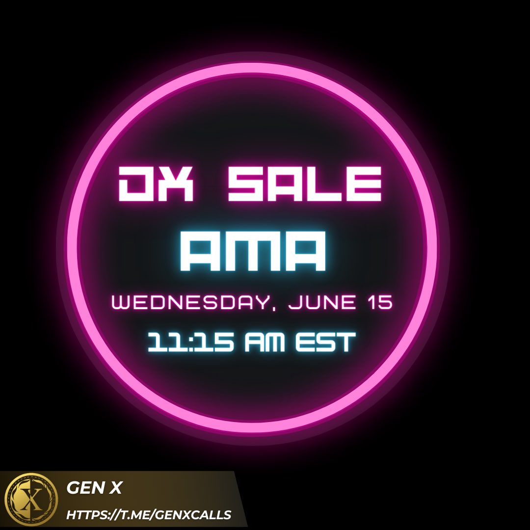 Tune in tomorrow to listen <a href="/dxsale/">DxSale.Network</a> <a href="/nystorageking/">Mike B</a> @TheCryptoBanano