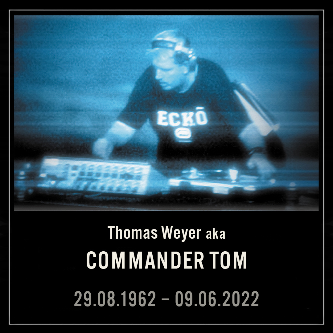 UCM_ONE_de's tweet photo. https://t.co/Jl6Em9yeSW und #NoomRecords trauern um Thomas Weyer aka #CommanderTom, der letzte Woche im Alter von 59 Jahren in der Nähe seines Geburtsorts Kehl an der französischen Grenze verstorben ist. Weitere Infos: https://t.co/xOsifTFq9I https://t.co/OrH3hy37Rc