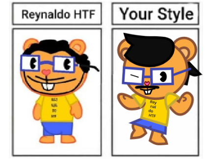 HTF_rainbo's tweet photo. @ReynaldoHTF I tried 2 things on your Character. My oc hairstyle and Minecraft Zombie dancing https://t.co/VWnmaCC05F